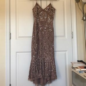 Gianni Bini gold dress